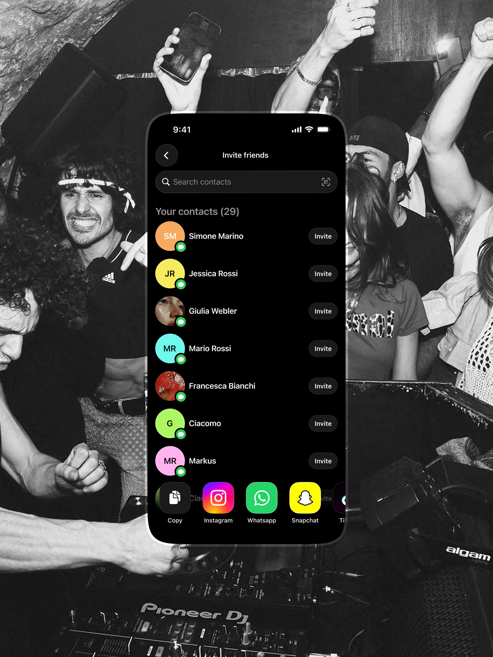 OutZone: interface detail and discovery patterns
